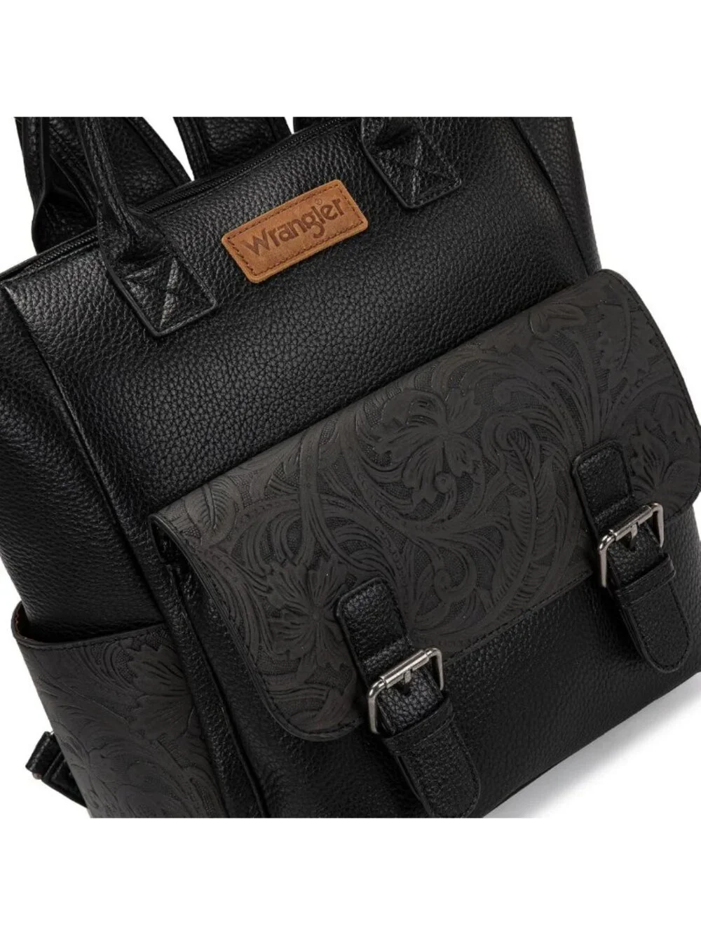 Stylish Convertible Black Backpack Purse for Women - Versatile Shoulder Bag